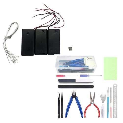 Flever AA Battery Pack with Tool Kit DIY miniature house kit