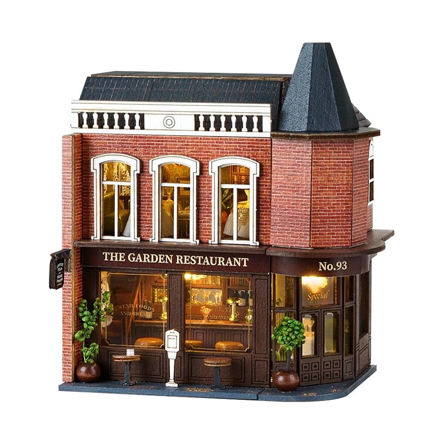 Flever Corner Restaurant DIY miniature house kit — second view