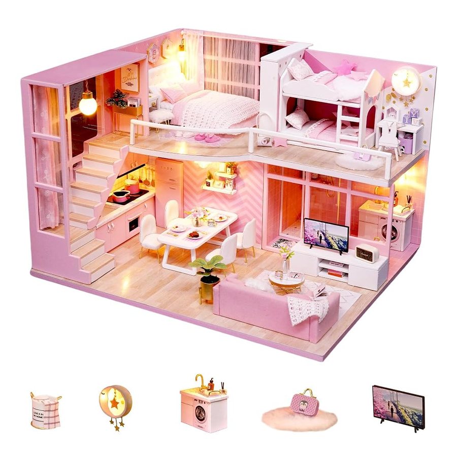 Flever Dream Angel DIY miniature house kit — second view