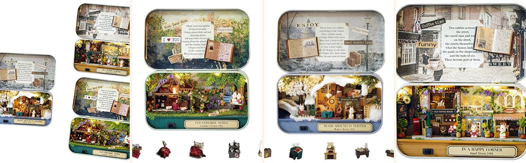 Flever tin kits — The smallest world we know how to make.