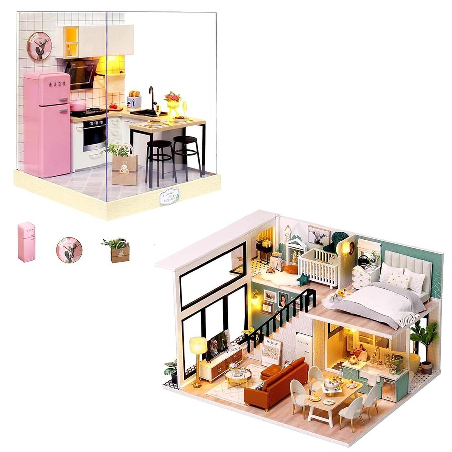 Flever Garden Pavilion with Tool Kit DIY miniature house kit — second view