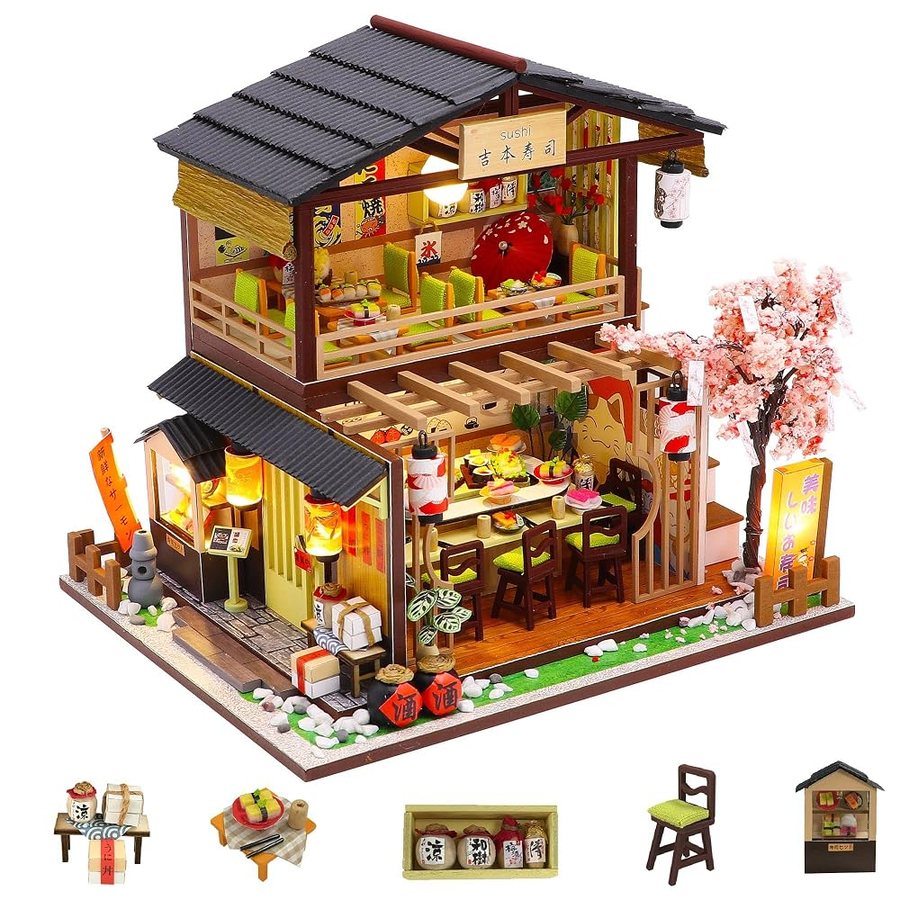 Flever Gibon Sushi DIY miniature house kit — second view