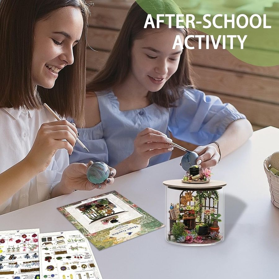 Flever Magic Garden DIY miniature house kit — what comes in the box