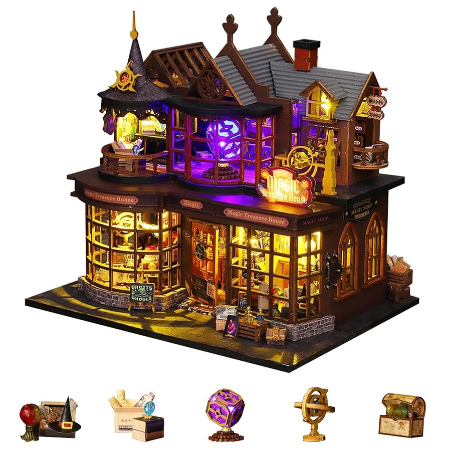 Flever Magic Treasure House DIY miniature house kit — second view