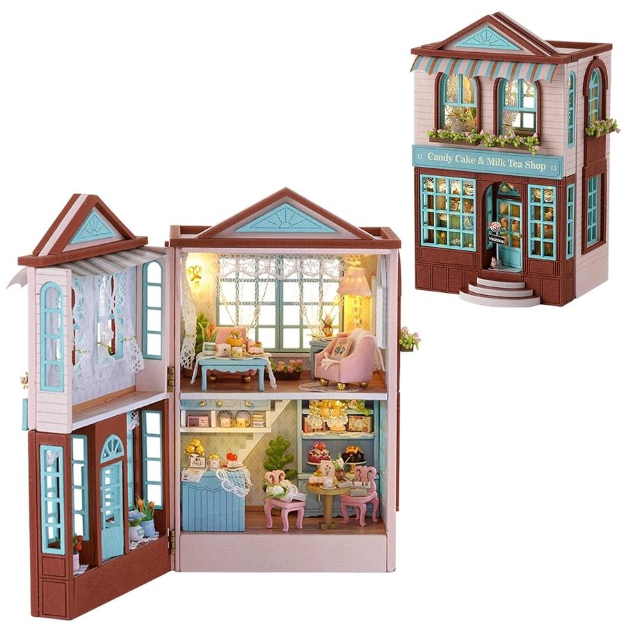 Flever Manxing Dessert Shop DIY miniature house kit — second view