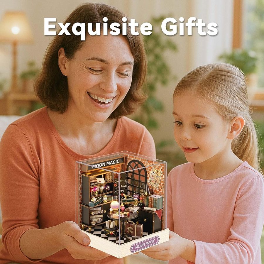 Flever Moon Magic with Tool Kit DIY miniature house kit — what comes in the box