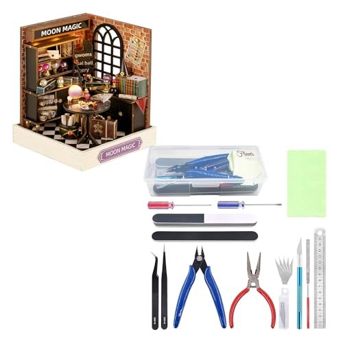 Flever Moon Magic with Tool Kit DIY miniature house kit