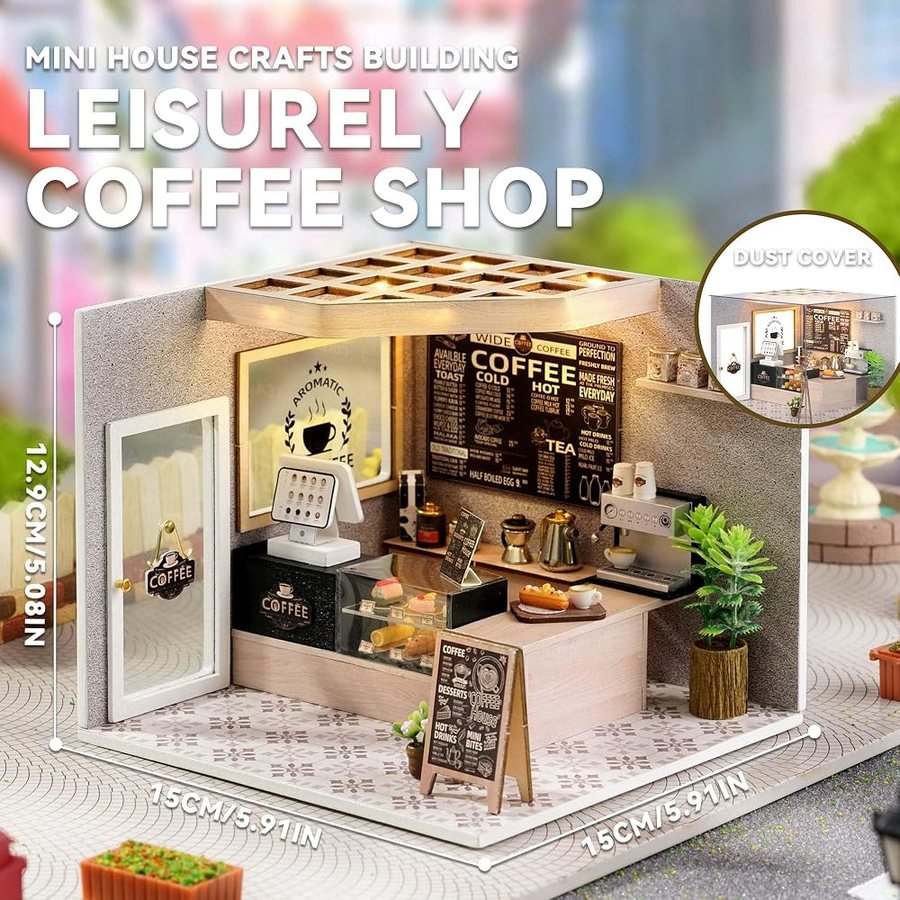 Flever My Little Scene with Tool Kit DIY miniature house kit — second view