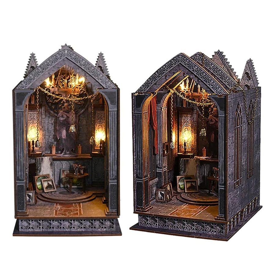 Flever Quiet Night Prayer DIY miniature house kit — second view