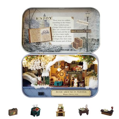 Flever Roam Around in Winter DIY miniature house kit
