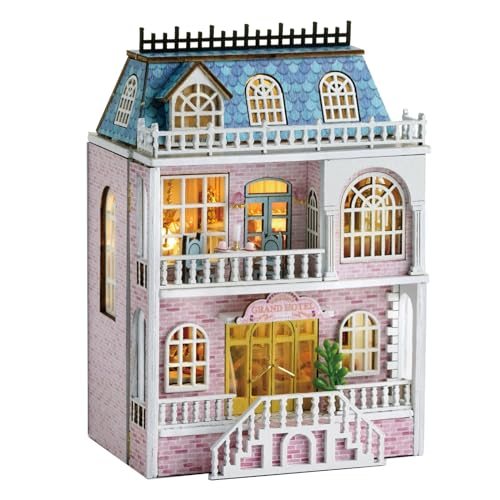 Flever Romantic Castle DIY miniature house kit